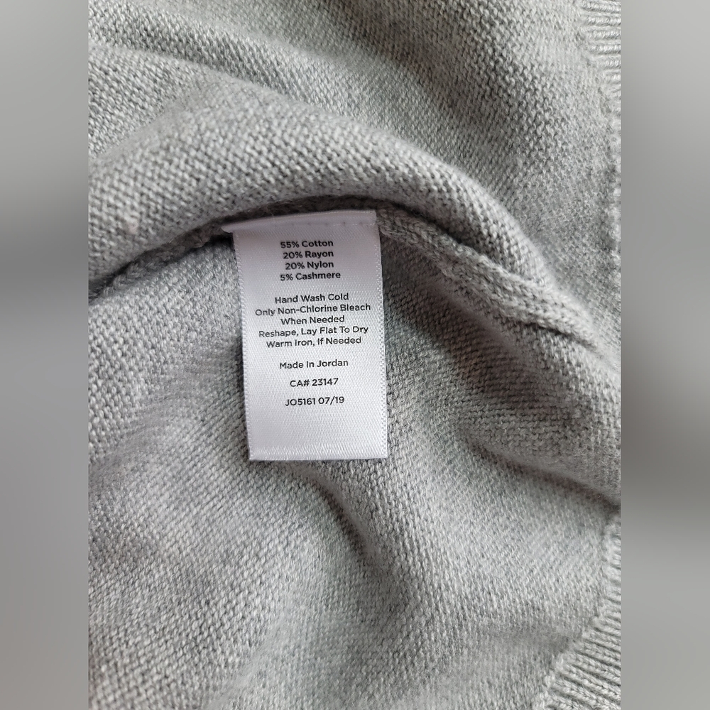 Talbots Gray Sweater M - Picture 4 of 4